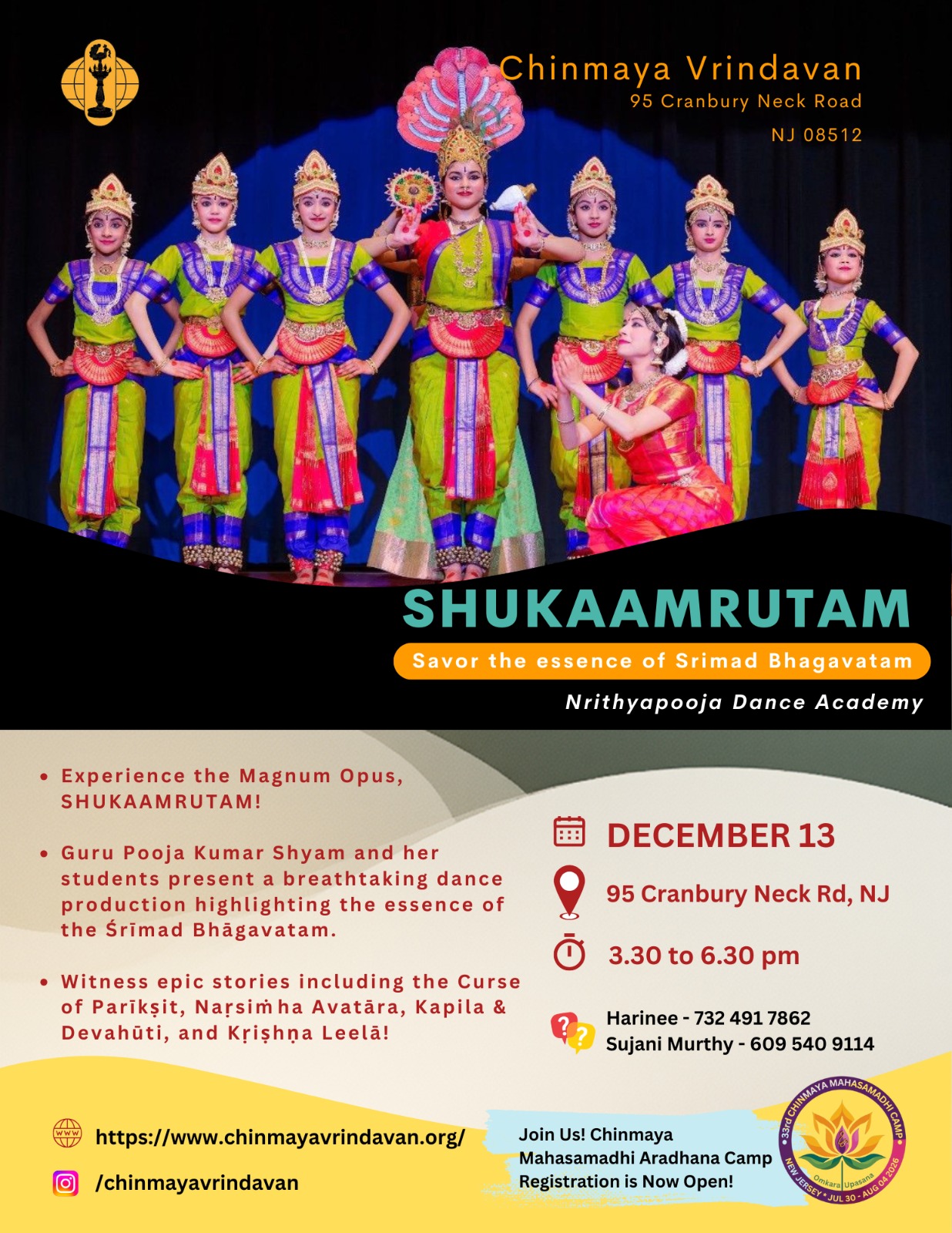 Bhagavat Saptah Dance Flyer