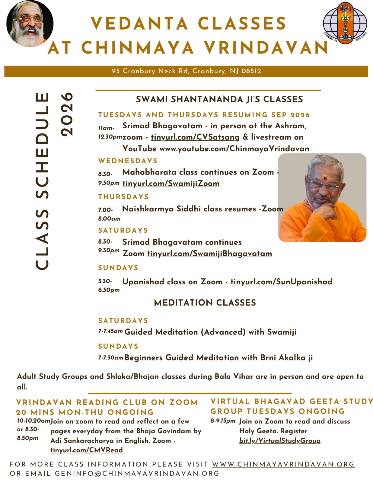 swamijis pravachans 2026