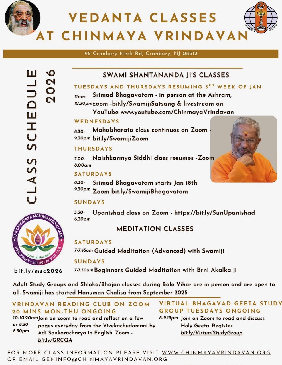 swamijis pravachans 2025